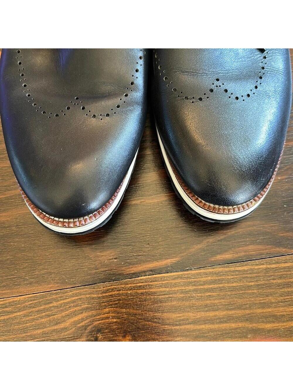 Ike Behar | Men’s Black Oxford Shoes | Size 12 | 0687 - Picture 4 of 9